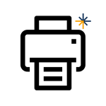 a small printer icon